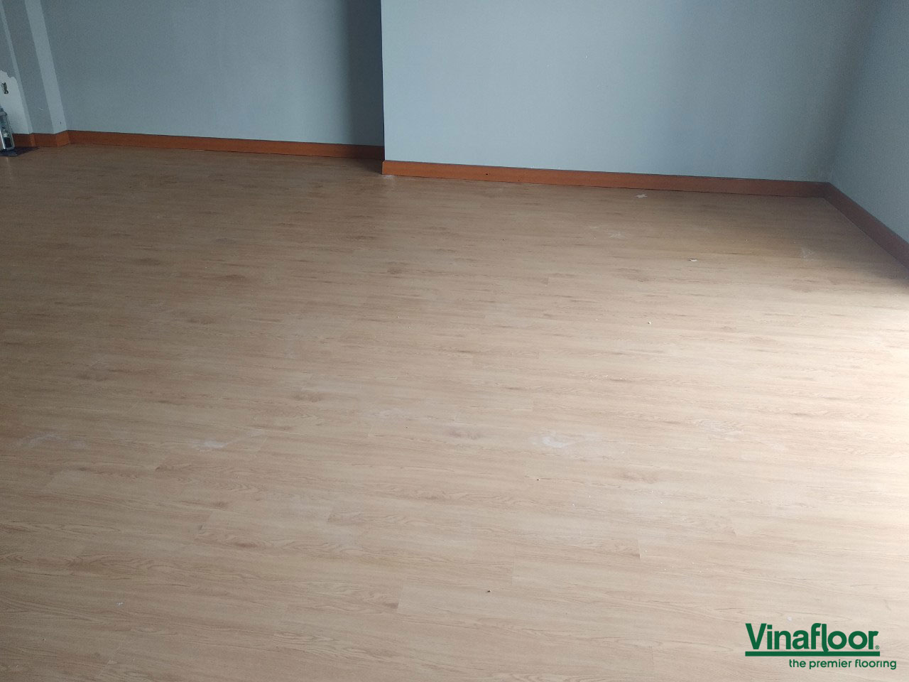 Công trình sàn nhựa giả gỗ spc1134 VShape Fitness & Yoga Center Quận Tân Bình